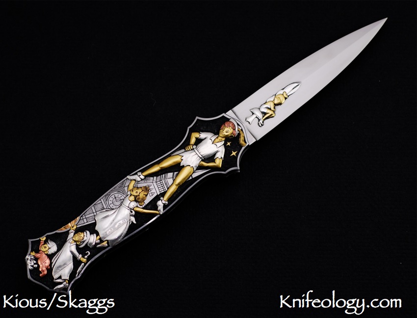 Knifeology Custom Knives Peter Pan, one of the most spectacular knives