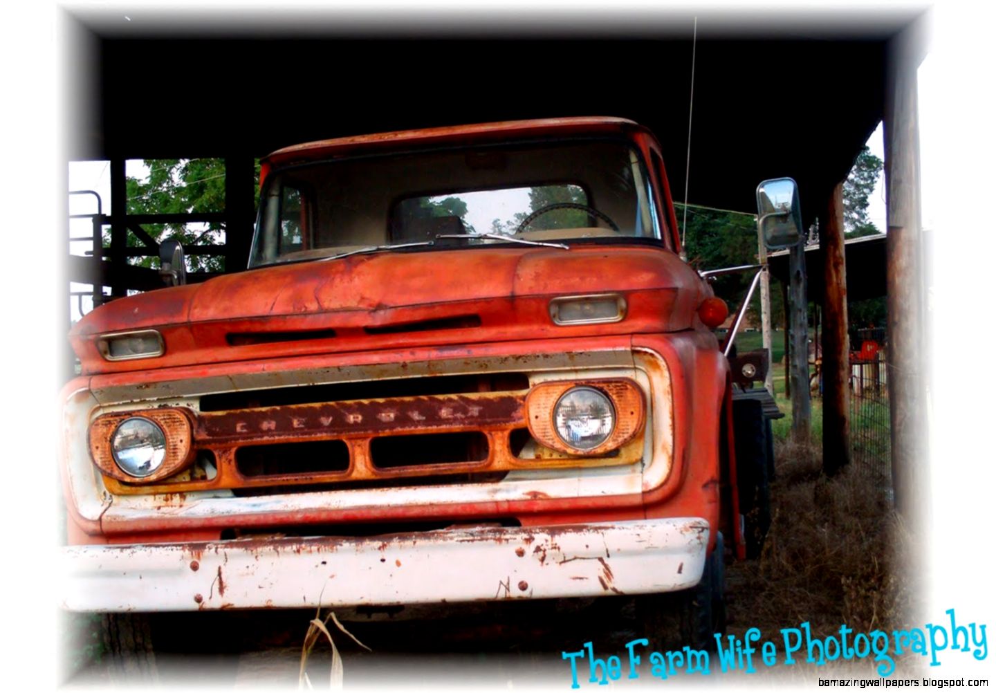 The Farm Wife In a beat up Chevy ng hay The Farm Wife In a beat up Chevy ng hay