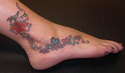 Tattoo Designs On Feet Girl