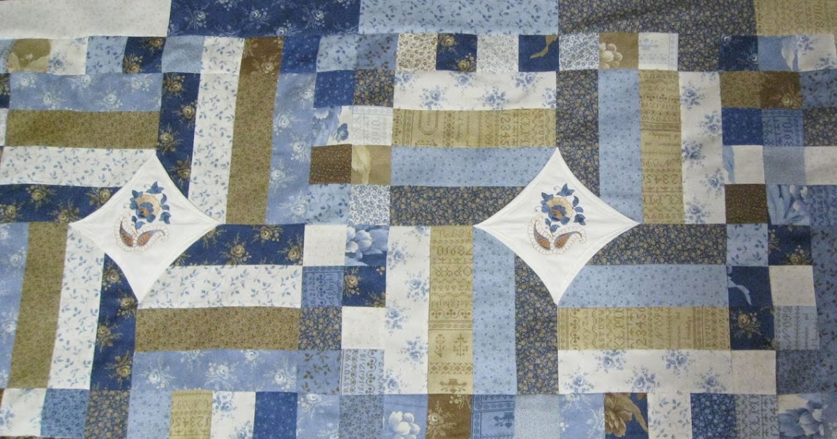 Vicki's Fabric Creations Moda Blueberry Crumb Cake/Paisley Parade Quilt