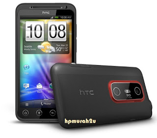 HTC EVO-Telefon 3D Pertama di dunia dan boleh jadi hotspot