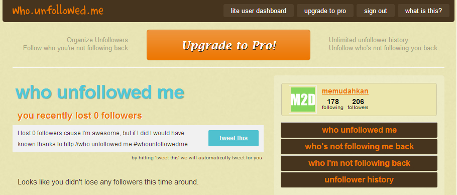Who Unfollowed Me Who Unfollowed Me