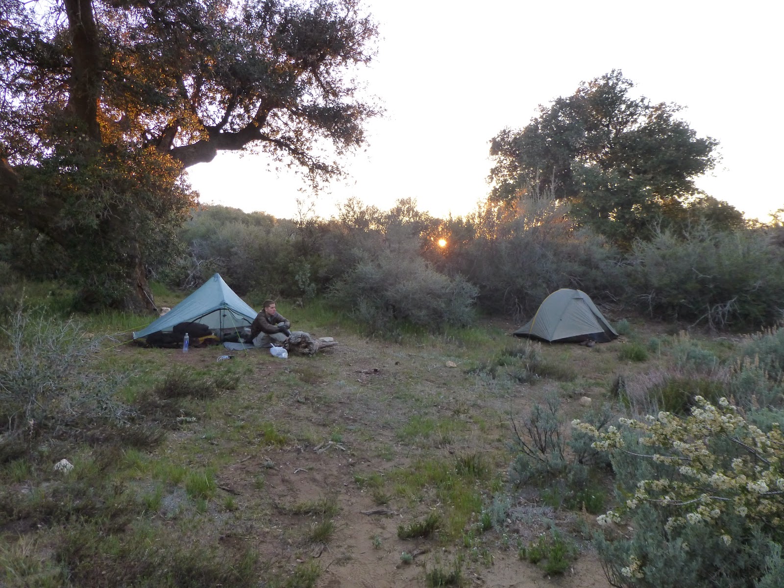 Our campsite for the day