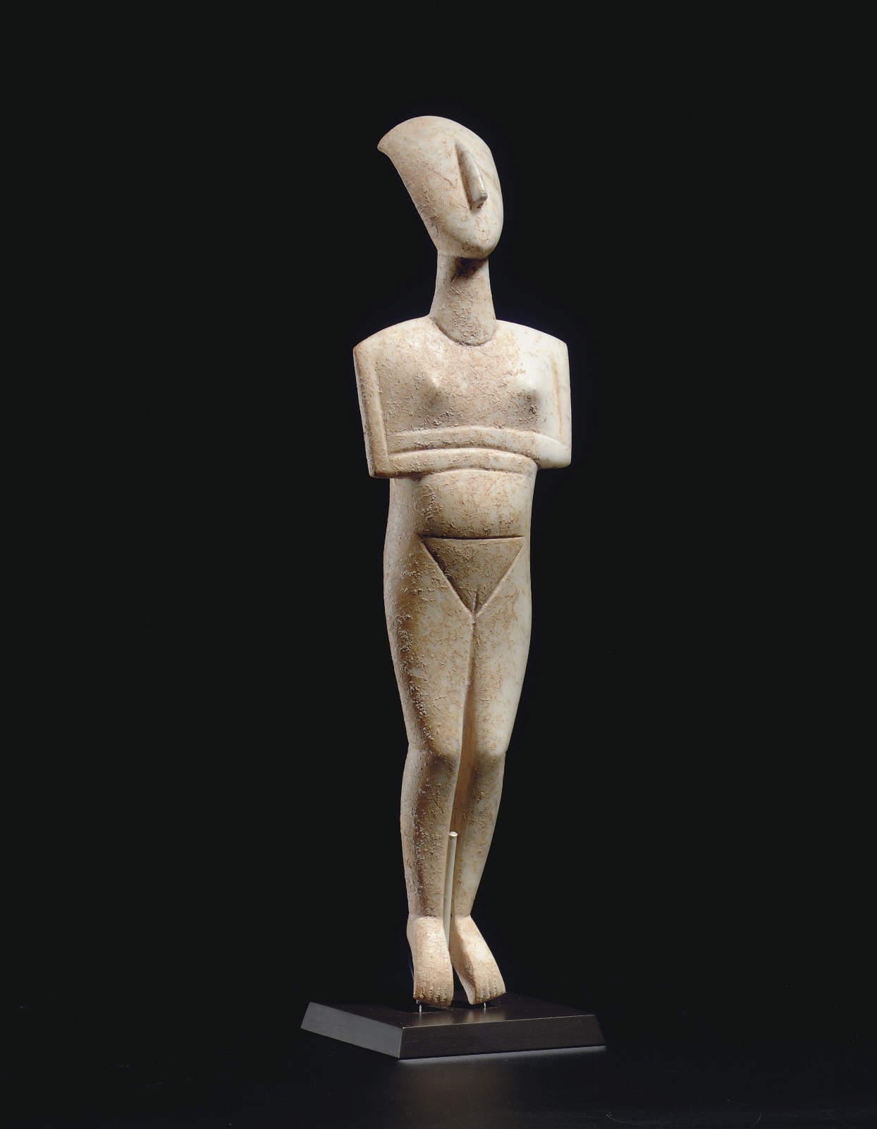 Standing female figure, ca. 2600–2400 b.c.; early cycladic 