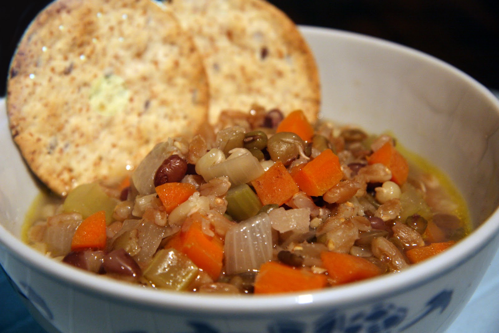 Sprouted Bean and Farro Soup » Local Food Rocks