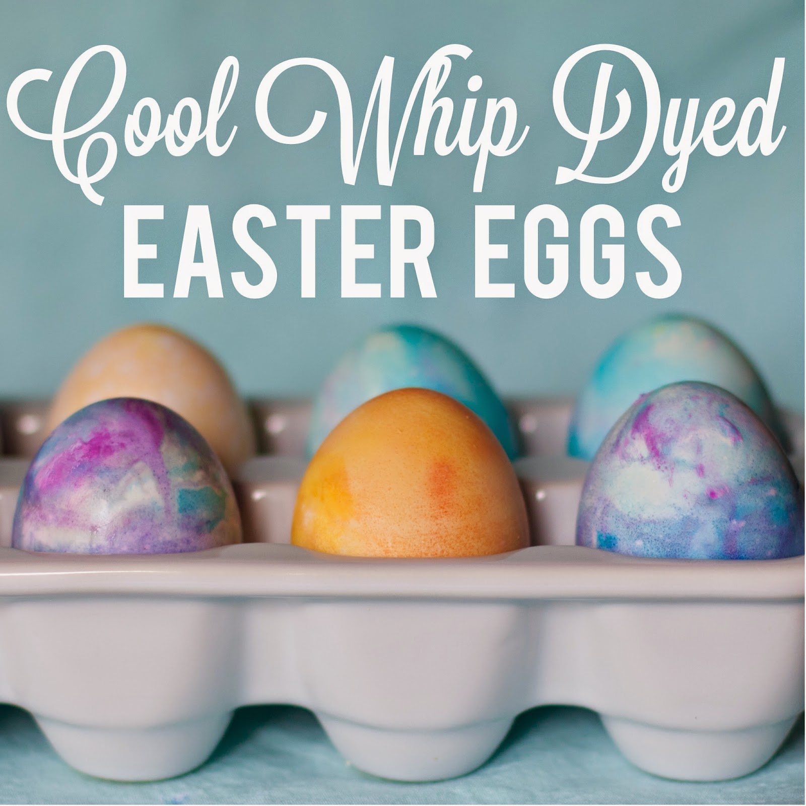 Cool Whip Dyed Easter Eggs Klein dot Co