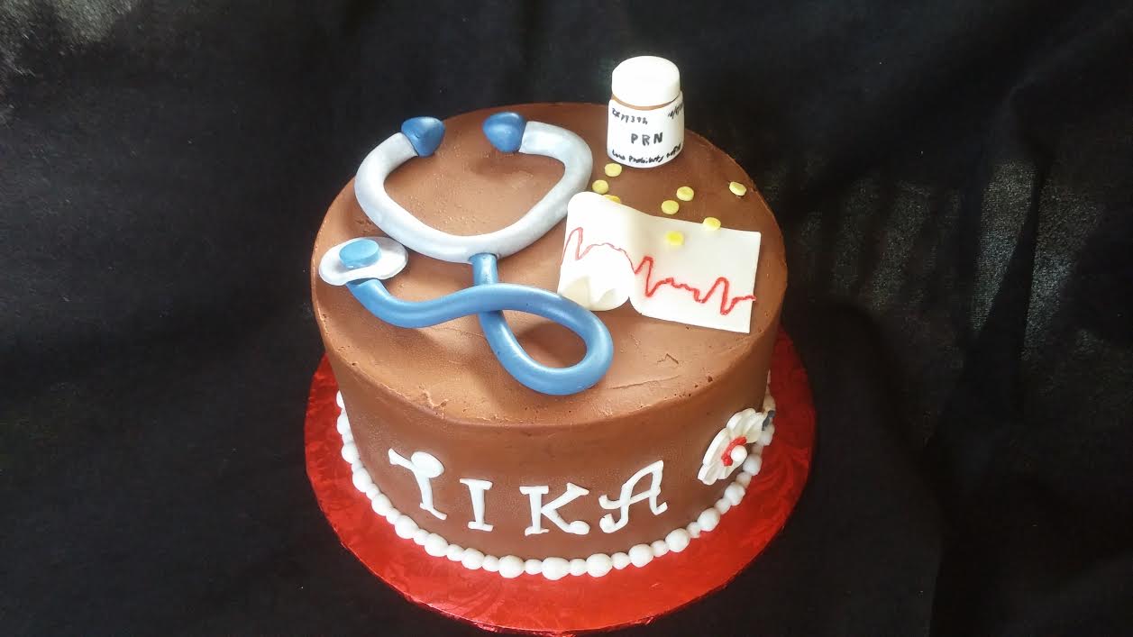 Tika - celebrating a doctor's birthday