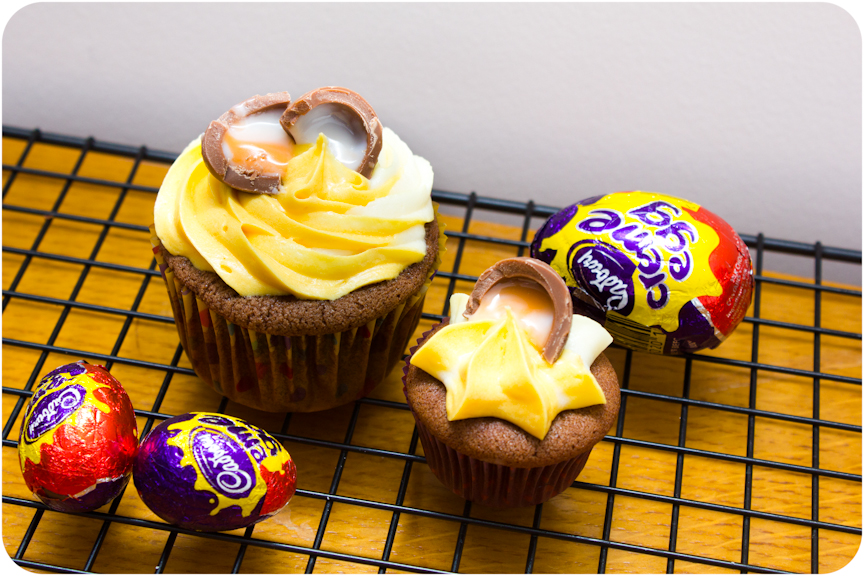 Cupcake Crazy Gem! Cadbury's Creme Egg Cupcakes for Easter