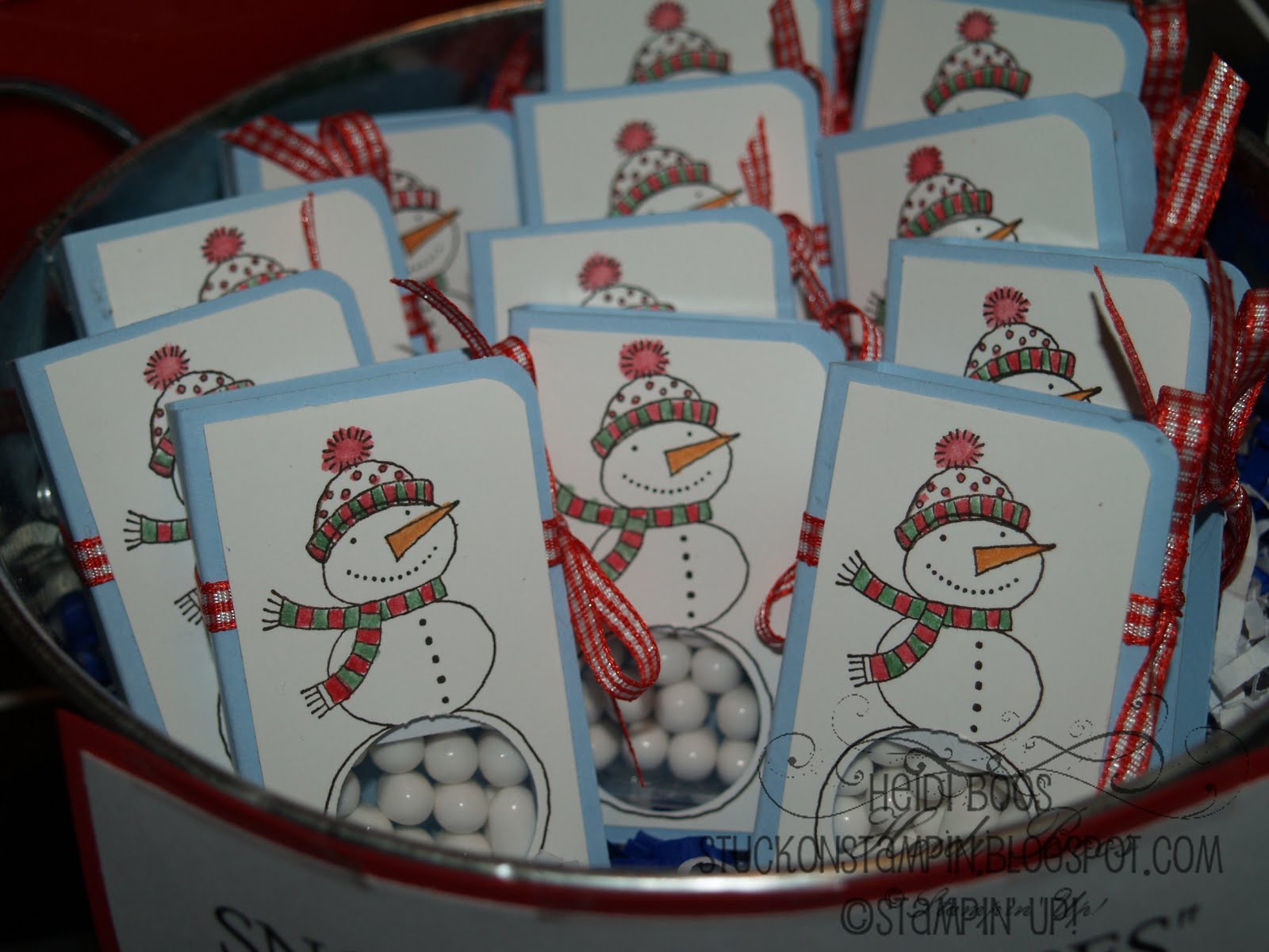 Stuck on Stampin': 12 days of Christmas projects - day 8