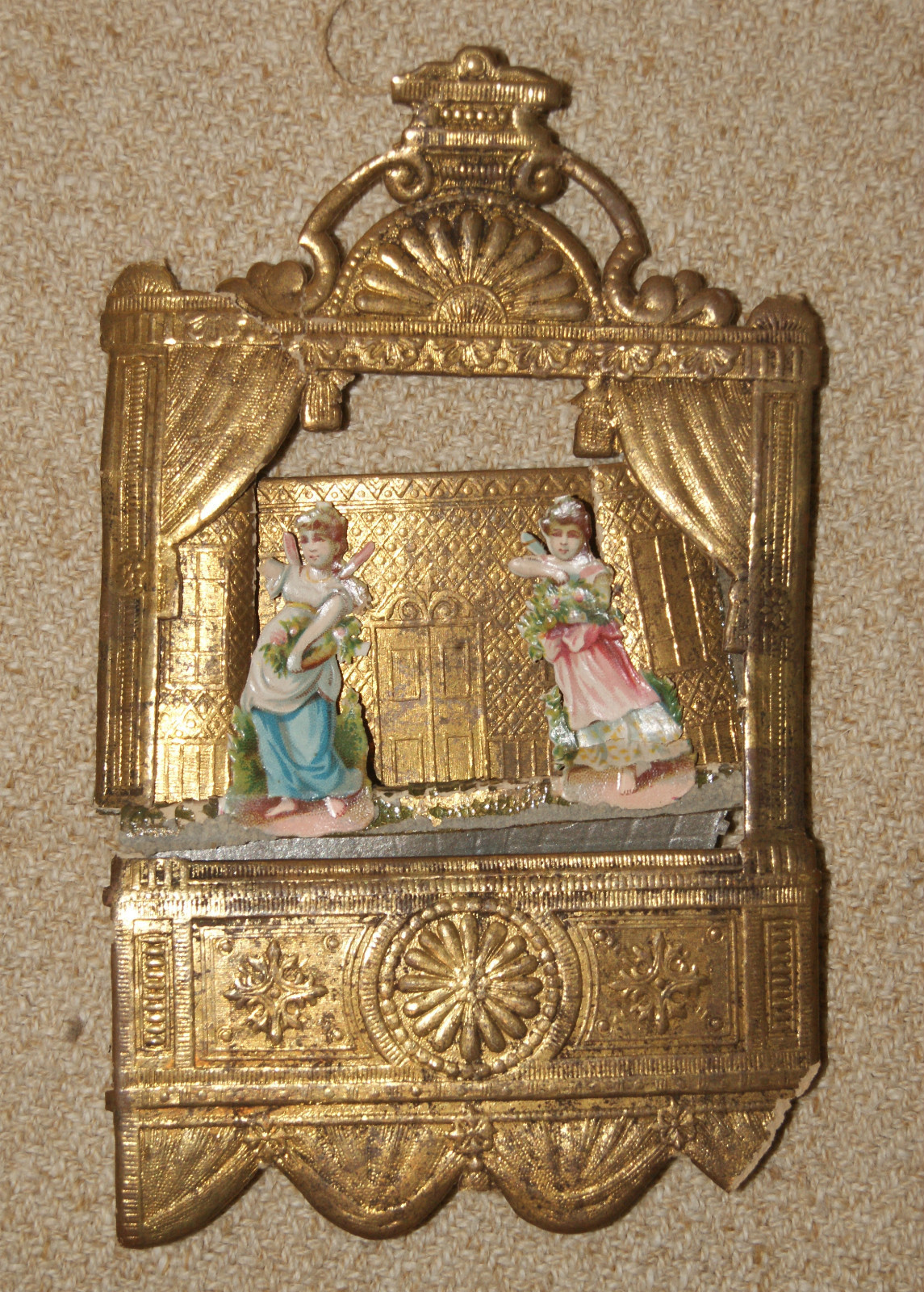 EKDuncan My Fanciful Muse Vintage Dresden and Pressed Cardboard Christmas Ornaments