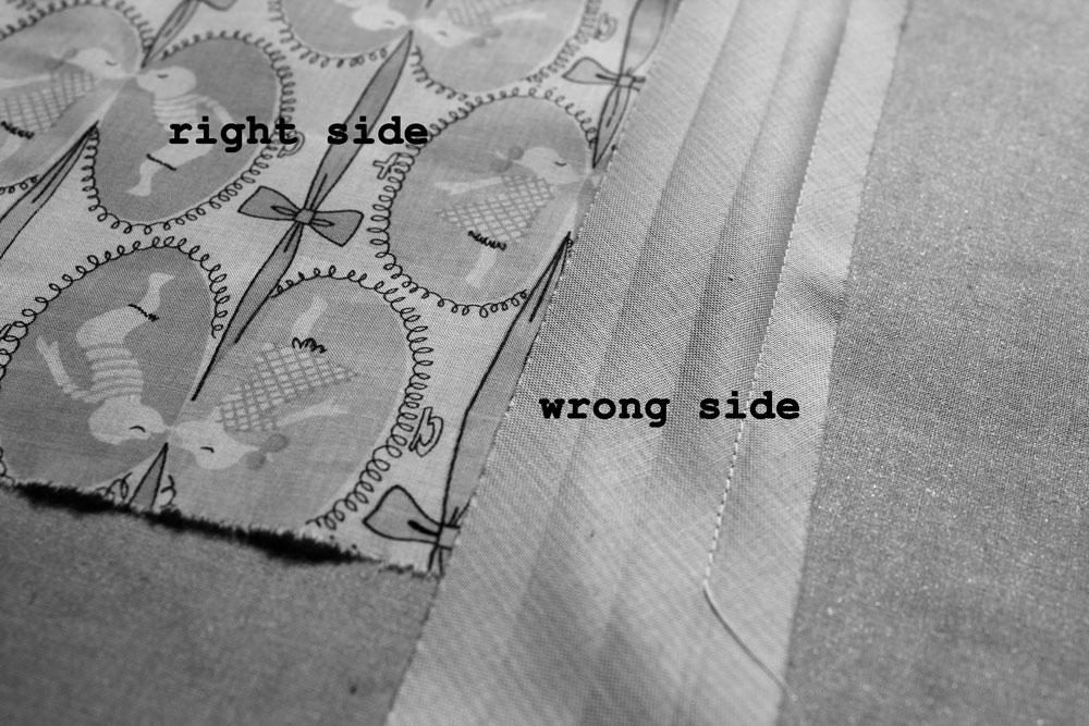 The Makers' Journal HOW TO finish raw edges option 1.