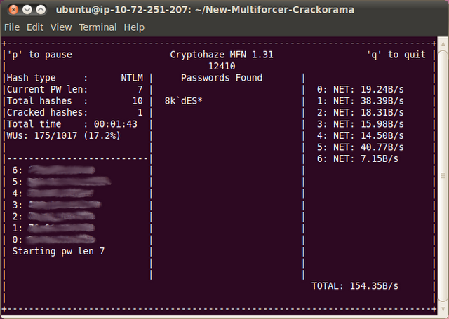 Hash Cracking tool to crack Hashes with speed of 154 Billion/sec Password Cracking Hack reports