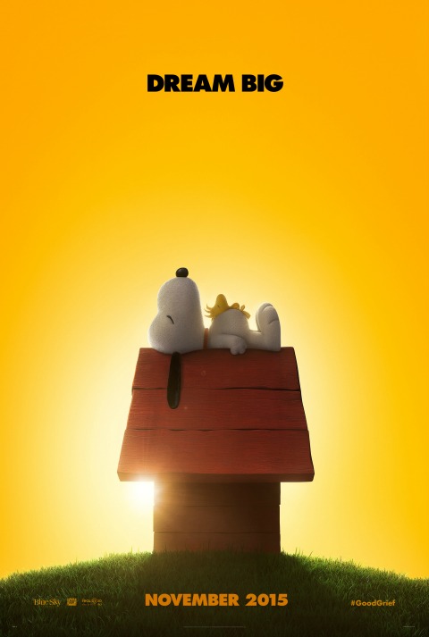 The Peanuts Movie poster from 20th Century Fox and Blue Sky Entertainment
