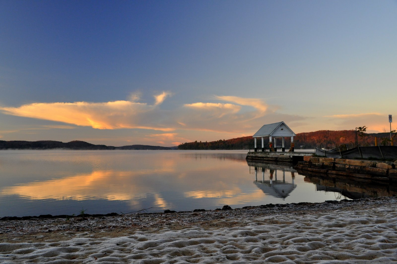 You can never take too many pictures! A frosty morning on Dwight Beach