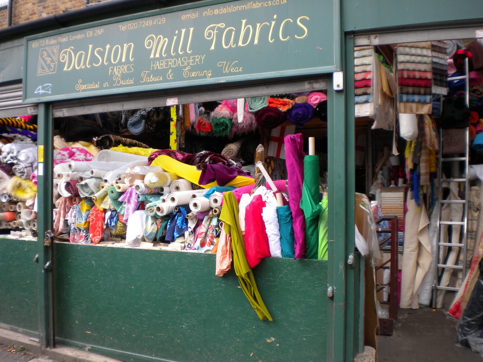 Nicole Needles Fabric Shopping in Dalston