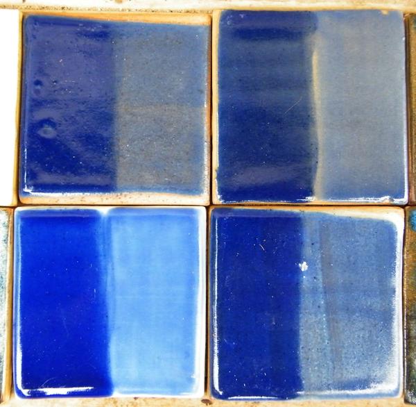 Peter's Pottery Tiles, Glaze Testing, Glaze Problems, Chun & Zinc