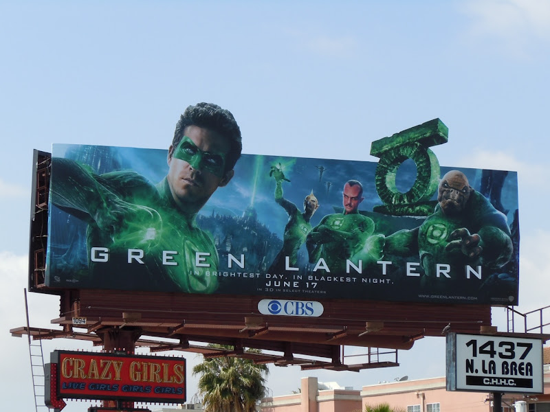 Green Lantern Corps billboard