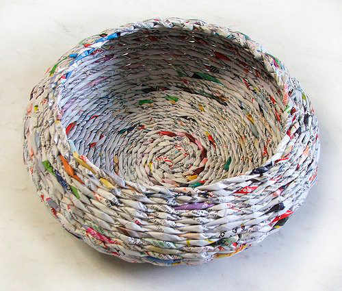Плетение из бумаги газет и журналов