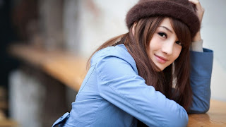 cute Japanese girl smile HD wallpaper  