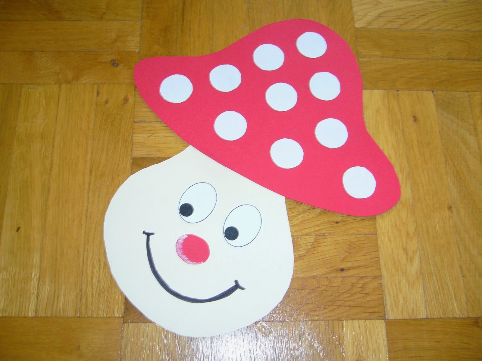 Pilz Vorlage Basteln dansenfeesten