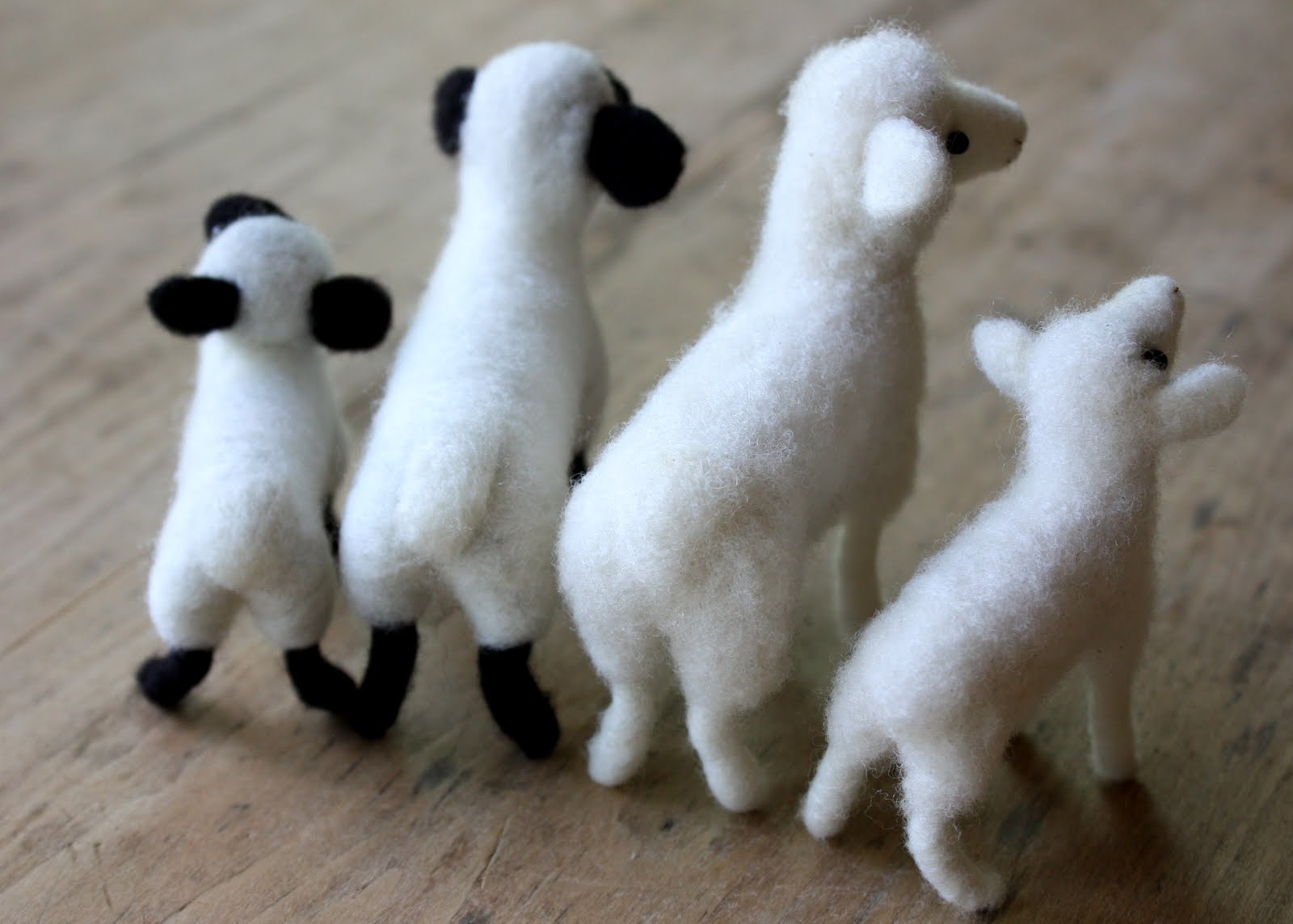 lil fish studios needlefelted sheep kit in the shop!
