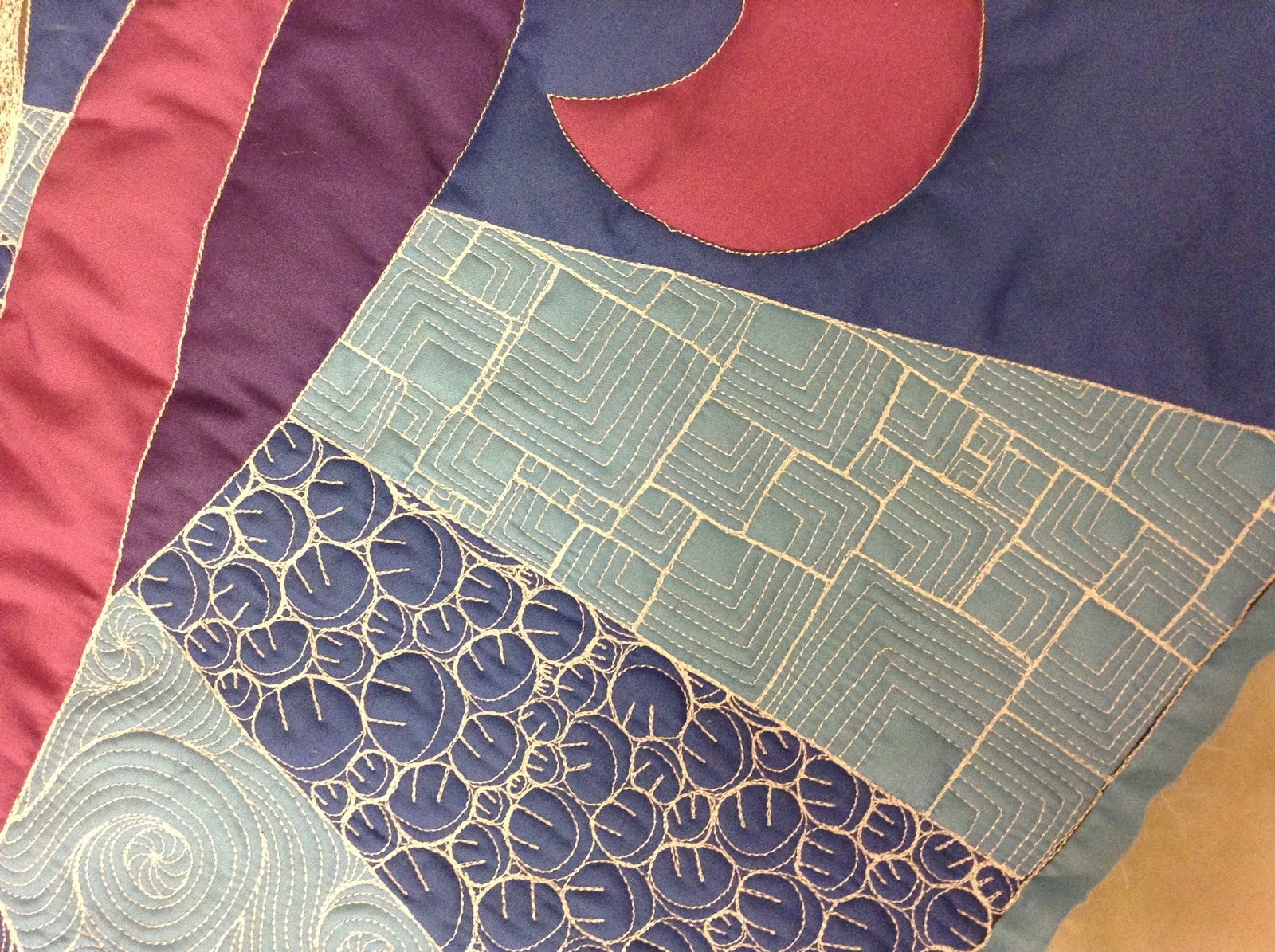 The Free Motion Quilting Project 50. Learn how to Quilt Missing Piece, Design 401