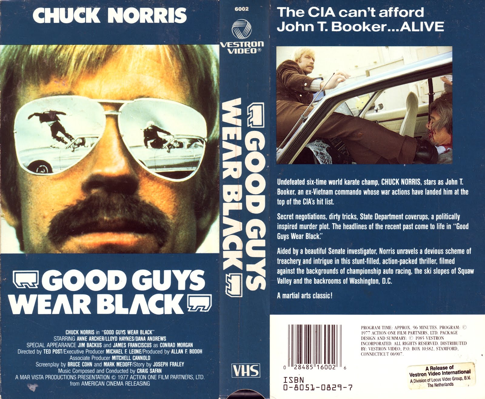 VHS Cover Scans Good Guys Wear Black (1978)