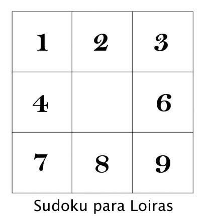 Sudoku para loiras