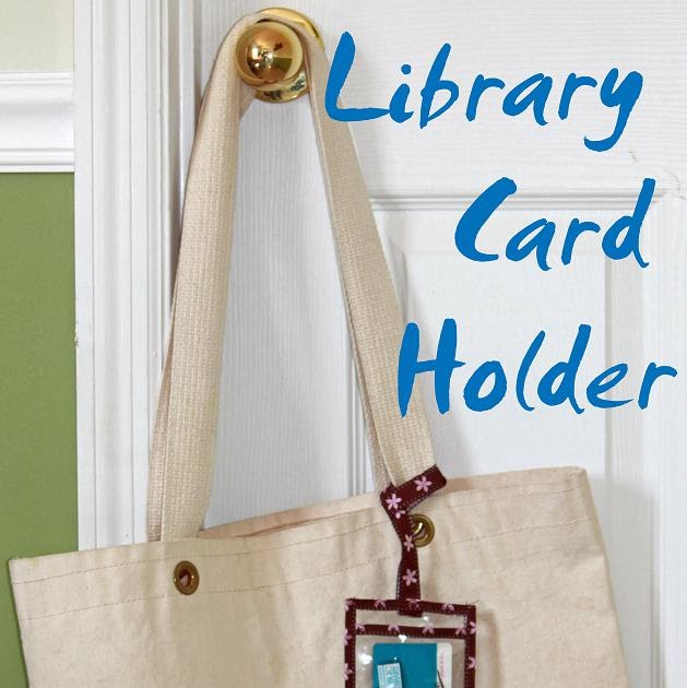 Wee Warrens Library Card Holder Tutorial