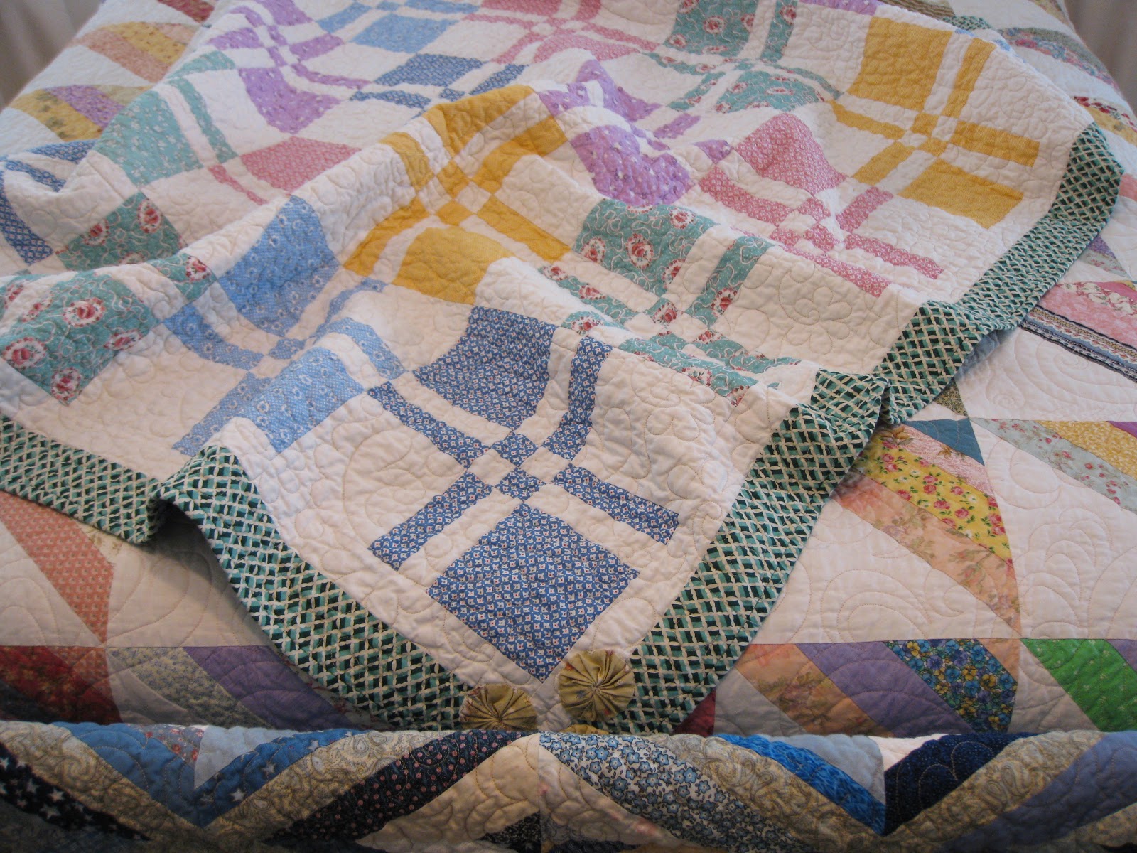 Millie's Quilting String Quilts again