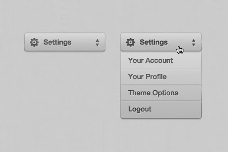 Settings Drop down Menu Settings Drop down Menu