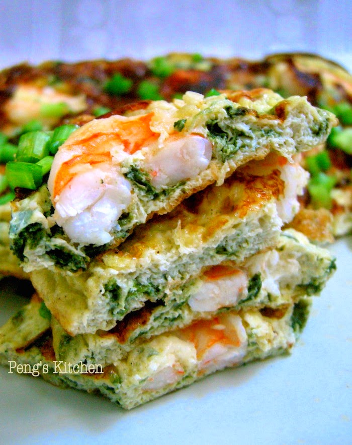 Peng's Kitchen Wakame Prawn Omelette