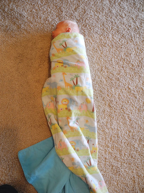 A Song of Sixpence how to swaddle a baby