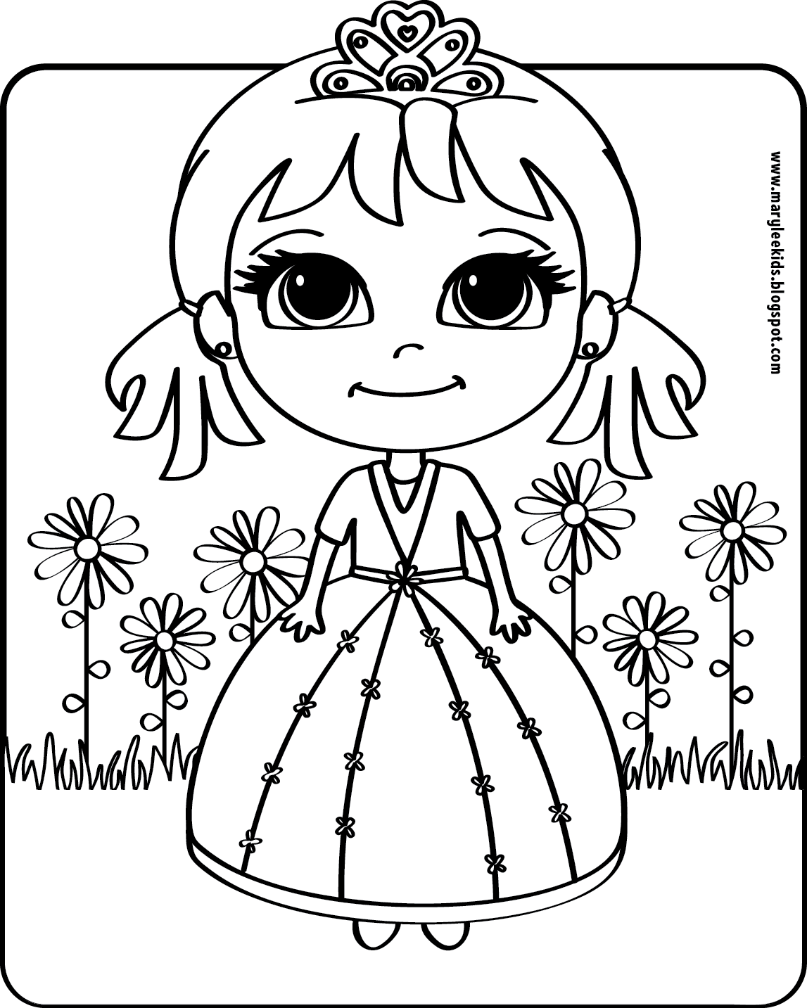 Mary Lee Books: New! FREE Princess Coloring Sheets