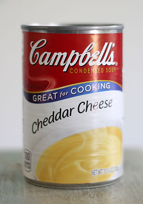 cheddar cheese soup can cheddar cheese soup can