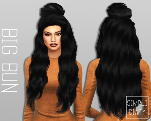 Sims 4 cc hair buns Sims 4 cc hair buns