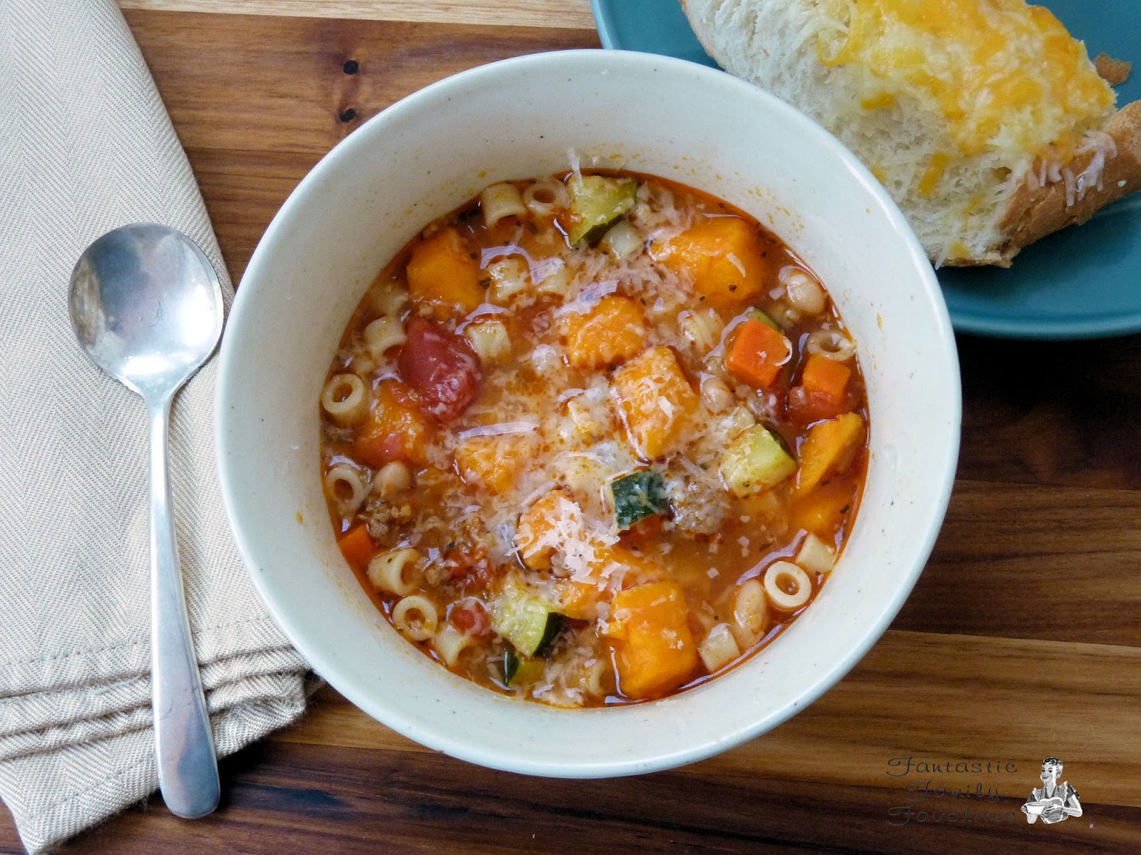 Fantastic Family Favorites Sweet Potato Minestrone Soup