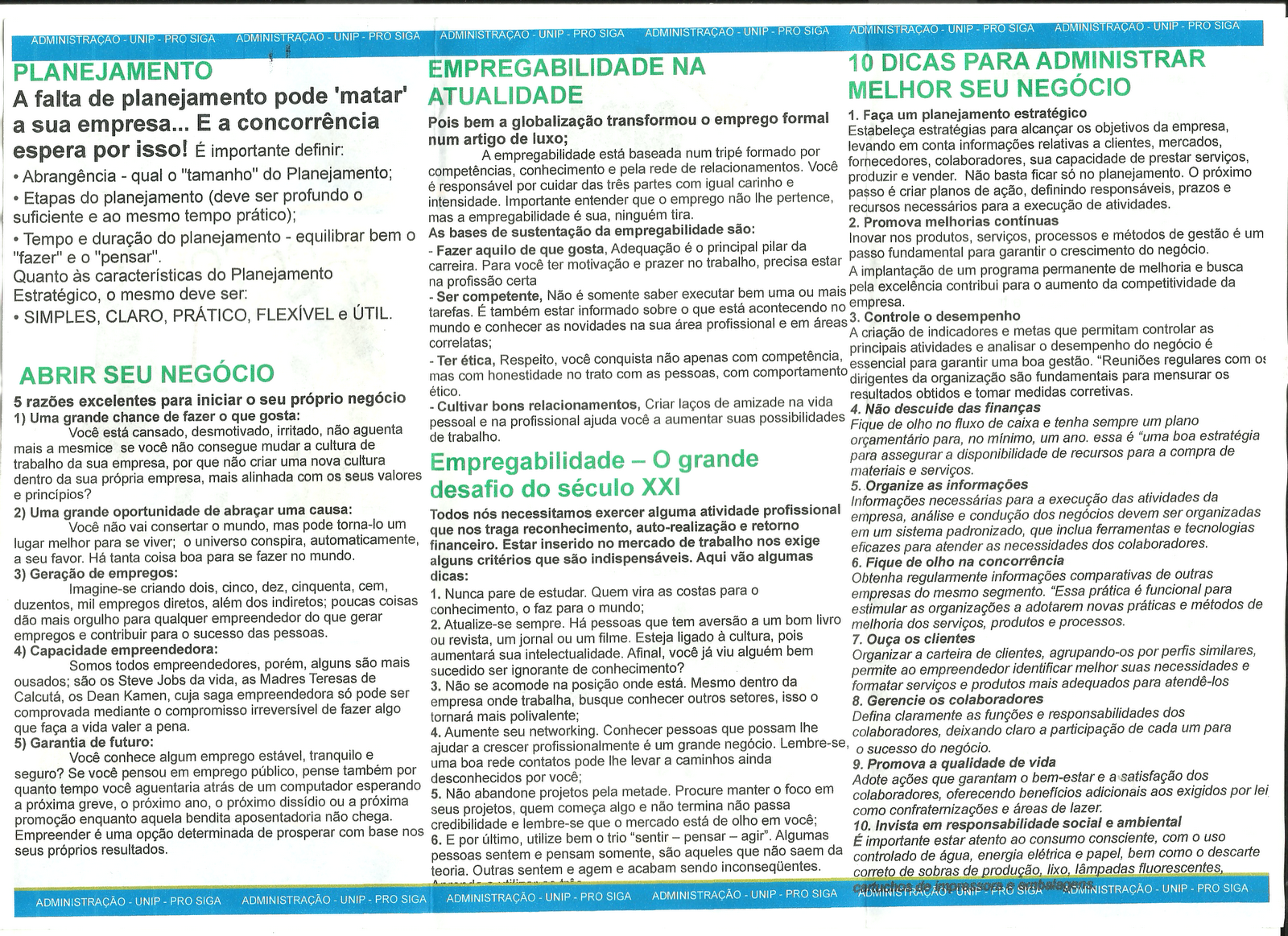 Unip valor dos cursos