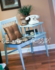 Antique Phone Chair
