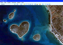 Galesnjak, Ilha no Mar Adriático em formato de coração, descoberta pelo Google Earth