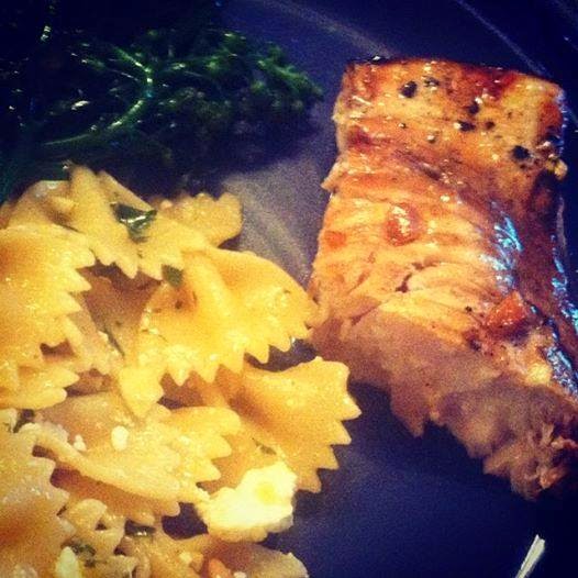 Cooking Chat Grilled Swordfish with Garlic Soy Marinade