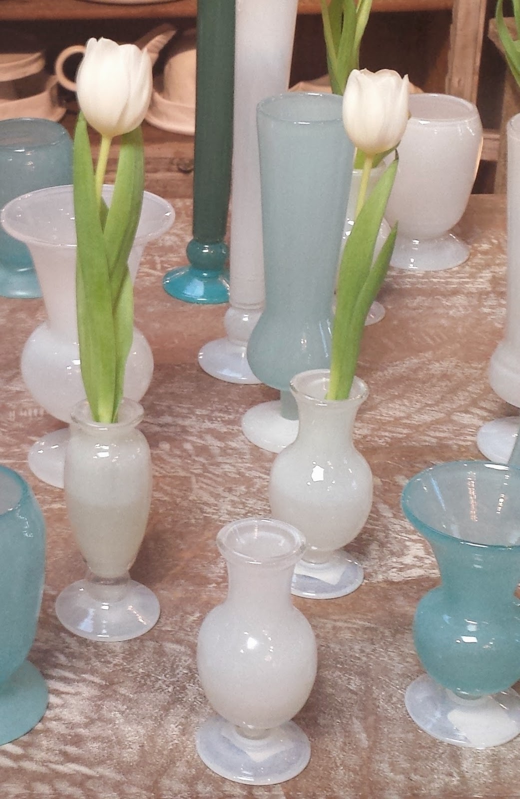 ciao! newport beach vase collection display