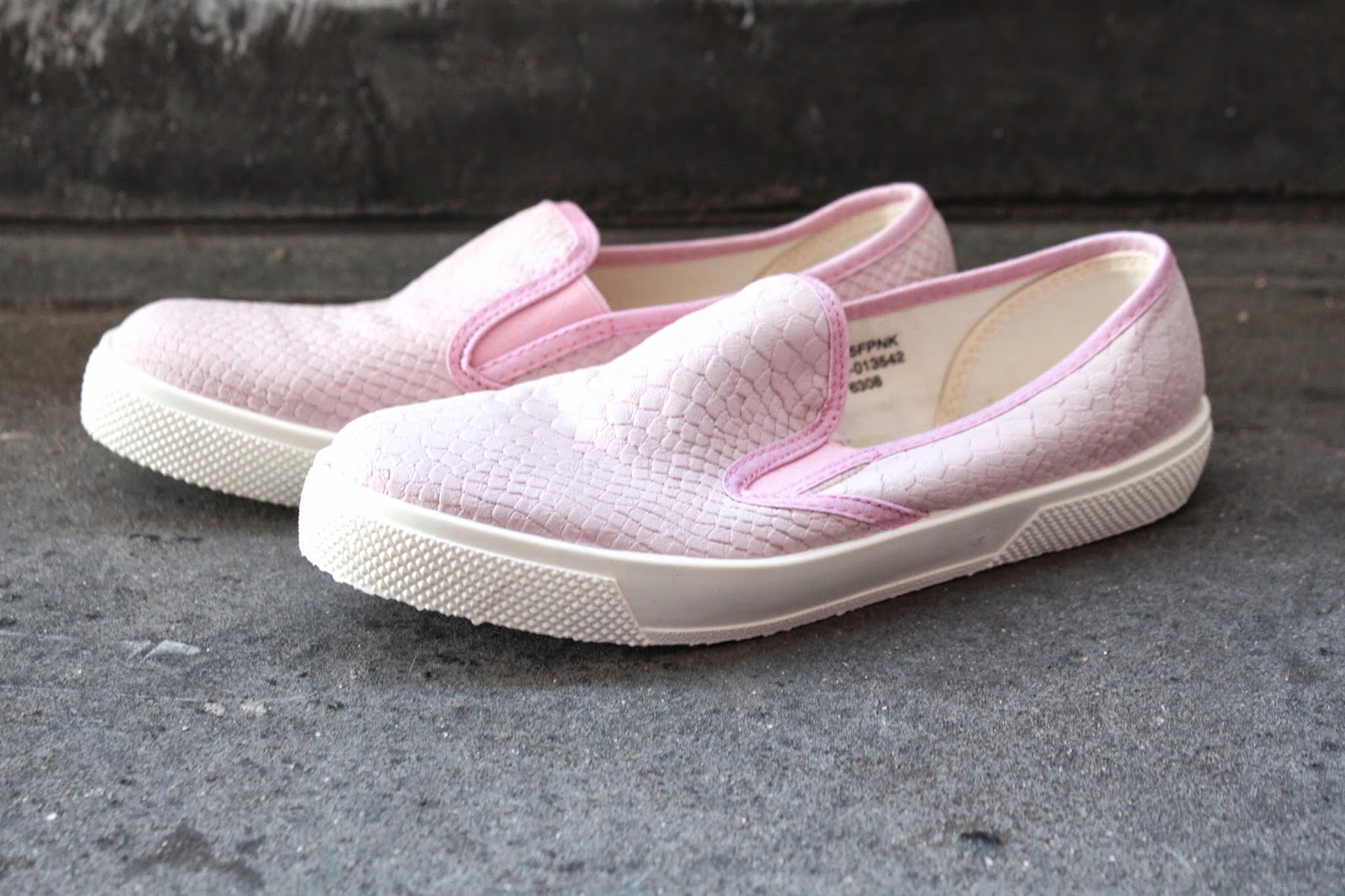 topshop pink skater shoes