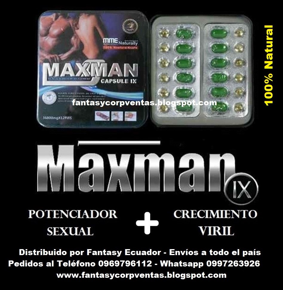 Maxman tabletas en Ecuador