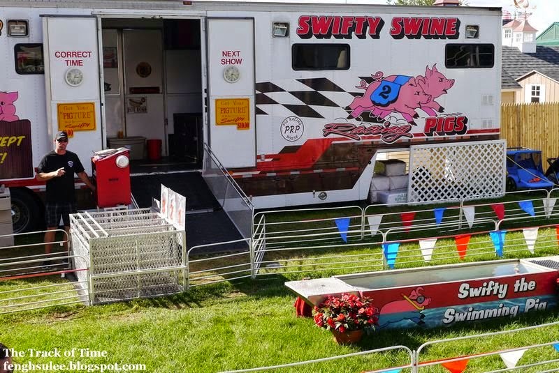 Big E 2014 Swifty Swine Racing Pigs The Track of Time