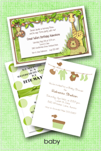  Shop Baby Shower Invitations and Birth Announcents