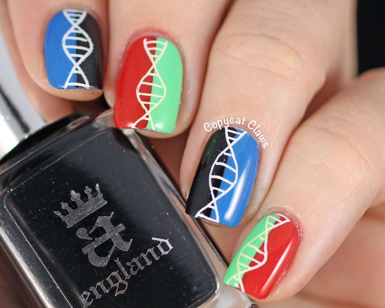 Copycat Claws DNA Day Nail Stamping