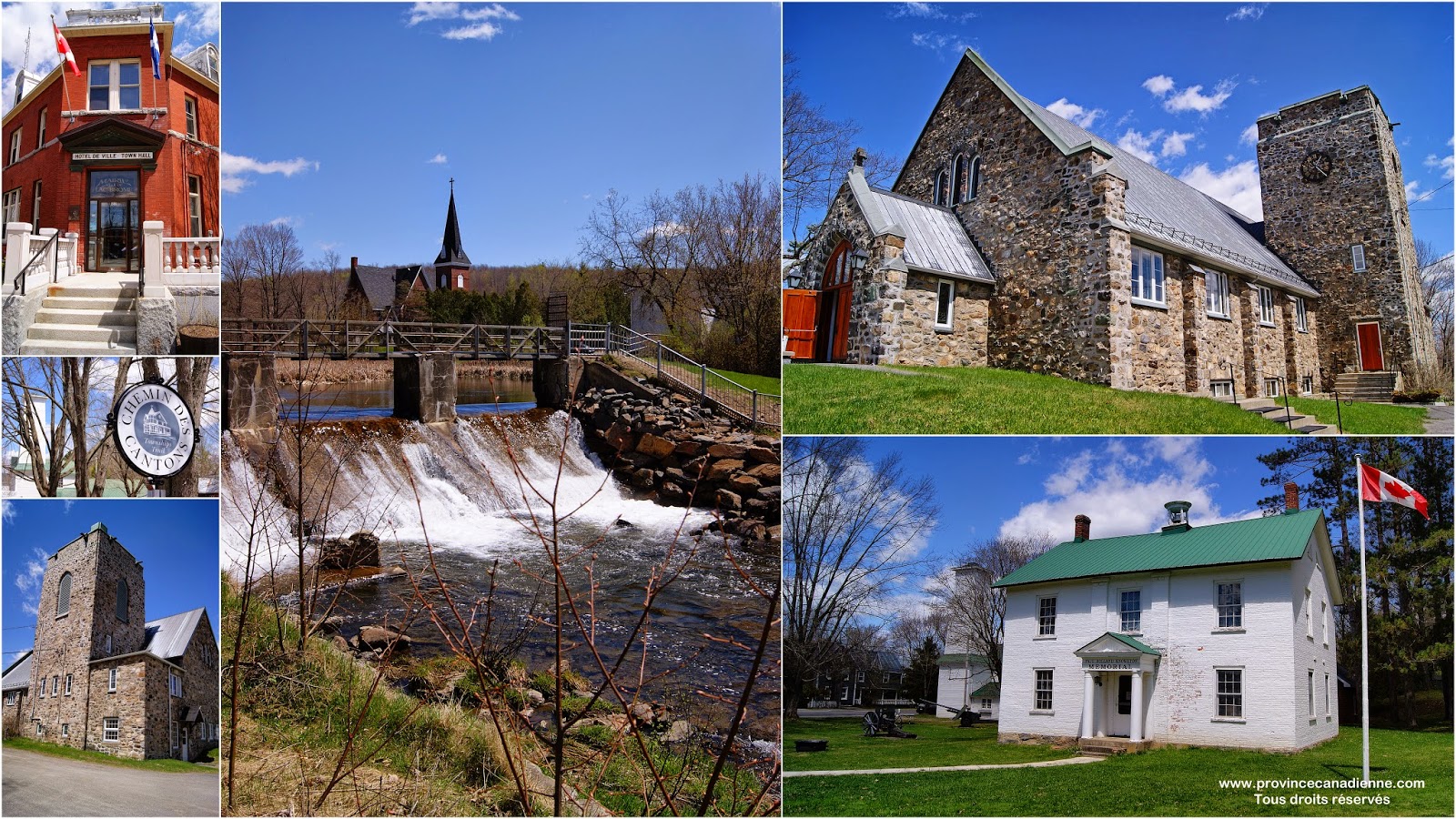 Province canadienne Knowlton, dans les Cantons de l'Est, Qc
