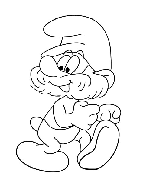 Dibujos para Colorear, Pintar , imprimir.....: Pitufos