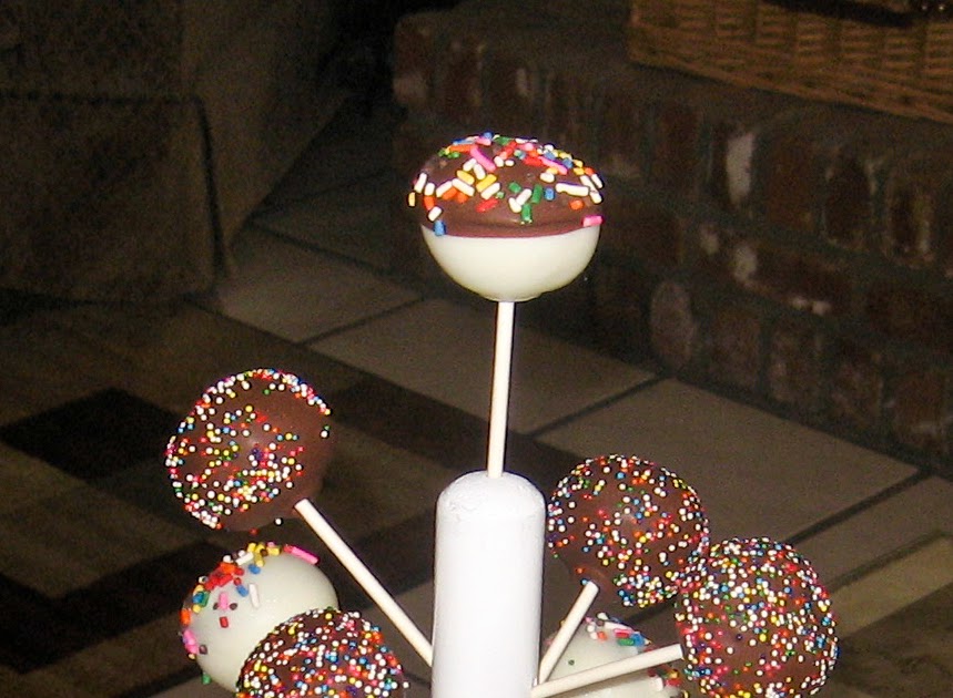 MommaSweeta Chocolate Rum Cake Pops assorted decorations